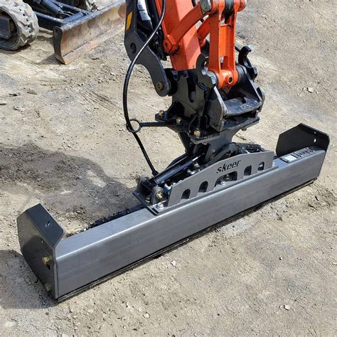 mini excavator grade beam|best grading beam for excavators.